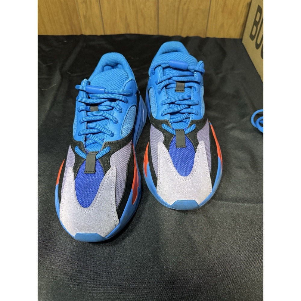 Adidas Yeezy Boost 700 Hi-Res Blue Mens Size 9.5 Excellent Condition - Picture 8 of 11